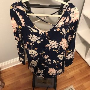 Long sleeve shift dress